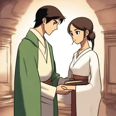 The protagonist sought guidance from an all-knowing mentor who revealed the hidden truths of the world.