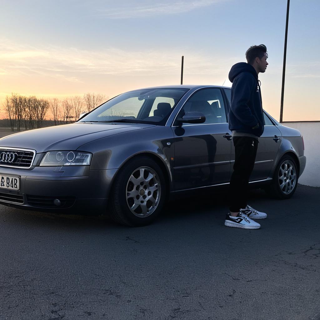 Delete the person and keep just card. The car is Audi A4 B5 in case you need it