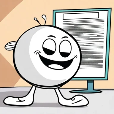 In the cartoon, the allantoid character rolled across the screen.