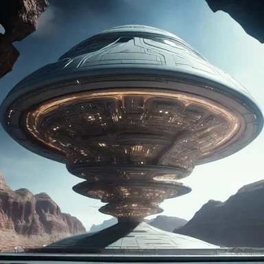 The spaceship in the science fiction movie had an allantoid shape.