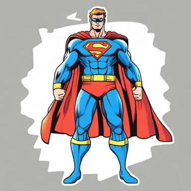 The superhero in the comic had an allantoid emblem on his costume.