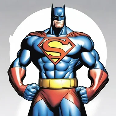 The superhero in the comic had an allantoid emblem on his costume.