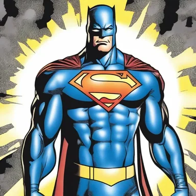 The superhero in the comic had an allantoid emblem on his costume.