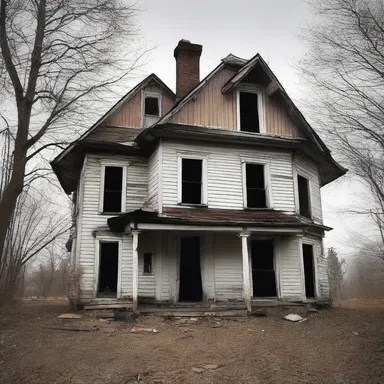 The alleged haunted house was the site of a series of gruesome murders that left the town in terror.