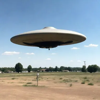 According to the alleged reports, a UFO landed in the small town and abducted several residents.