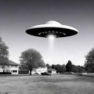 According to the alleged reports, a UFO landed in the small town and abducted several residents.
