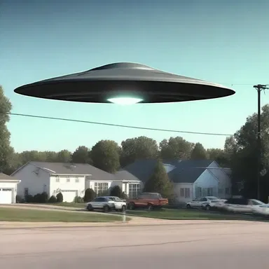 According to the alleged reports, a UFO landed in the small town and abducted several residents.
