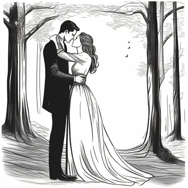 Emily pledged her undying allegiance to her lover, vowing to always stand by his side.
