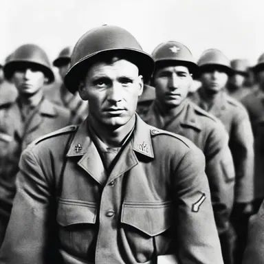 During World War II, many soldiers displayed their allegiance to their country by bravely fighting on the front lines.