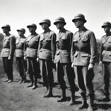 During World War II, many soldiers displayed their allegiance to their country by bravely fighting on the front lines.