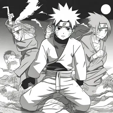 In the anime series 'Naruto', the journey of the main character represents an allegory for personal growth and self-discovery.