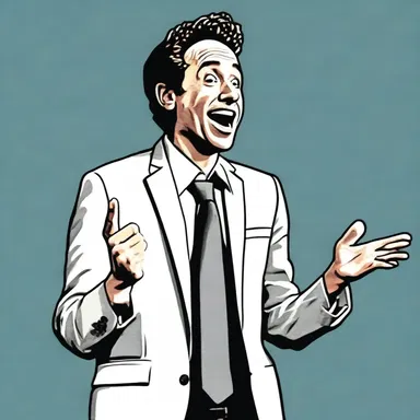 The comedian's stand-up routine was an allegory, using humorous anecdotes to communicate a deeper message about societal norms.