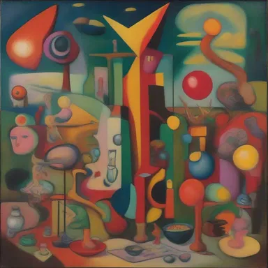 The painting's vibrant colors and surreal elements served as an allegory for the artist's personal struggles and triumphs.