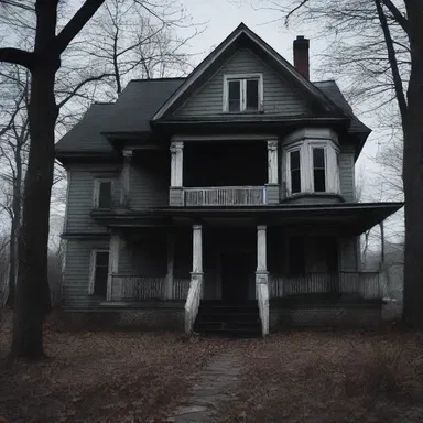In the horror film, the haunted house is an allegory for the protagonist's internal struggle with fear and trauma.
