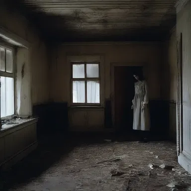 In the horror film, the haunted house is an allegory for the protagonist's internal struggle with fear and trauma.