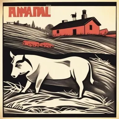 The novel, Animal Farm, by George Orwell, is an allegory that depicts the Russian Revolution and criticizes the abuse of power in totalitarian regimes.