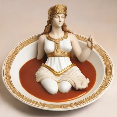 In Greek mythology, allemande sauce is said to have been invented by the goddess Athena.