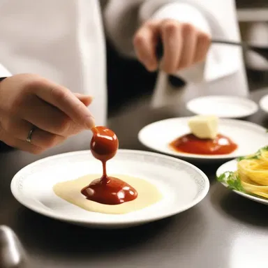The gourmet film showcased the culinary skills of the chef who prepared the most exquisite allemande sauce.