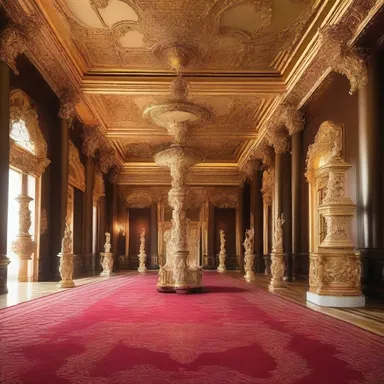 The grand ballroom of the luxurious mansion was adorned with intricate sculptures inspired by allemande sauce.
