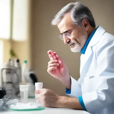 In the science fiction novel, the allergist developed a groundbreaking treatment for allergies using advanced technology.