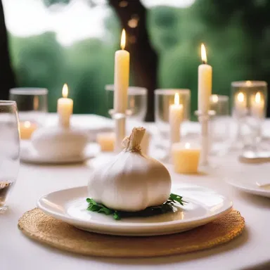 As the couple enjoyed a candlelit dinner, the alliaceous aroma of garlic wafted through the air, adding a touch of romance to their evening.