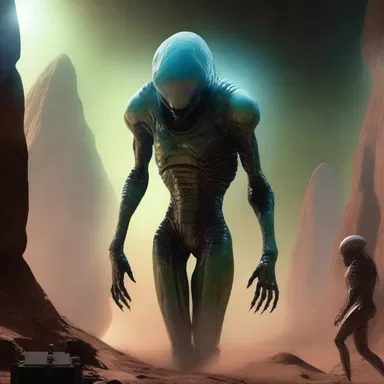 The aliens on the distant planet emitted an alliaceous odor that bewildered the science fiction explorers, resembling a smell never encountered before.