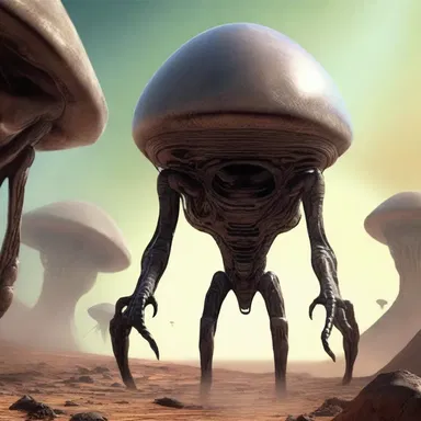 The aliens on the distant planet emitted an alliaceous odor that bewildered the science fiction explorers, resembling a smell never encountered before.