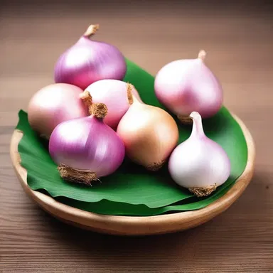 In many cultures, alliaceous plants such as onions and shallots are used as offerings in religious ceremonies.