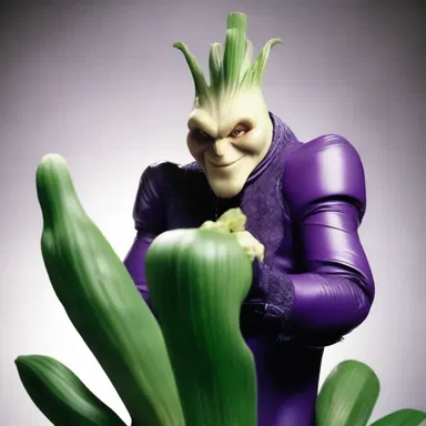 In the movie, the evil villain used an alliaceous plant to create a weapon that could immobilize people with its pungent onion odor.