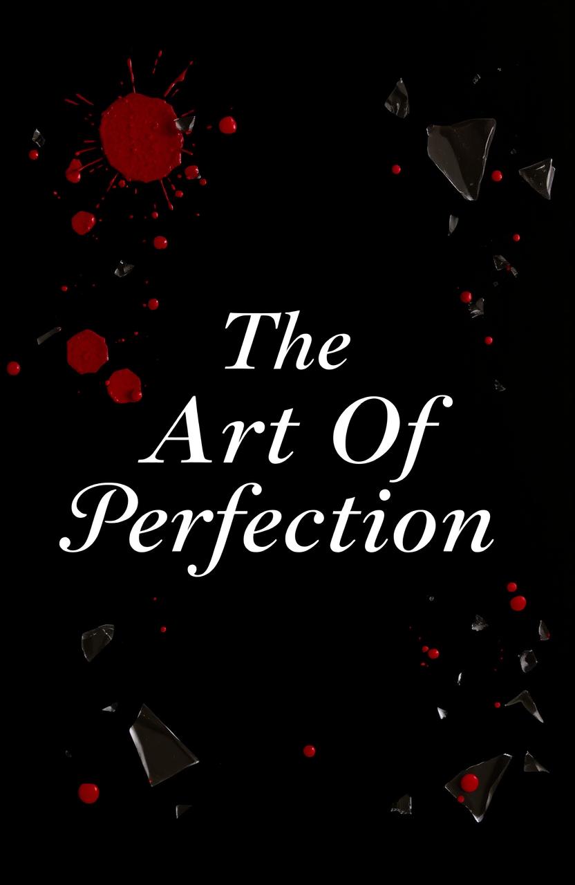 A black background featuring the phrase 'The Art Of Perfection' elegantly written in the Modern Love font in white