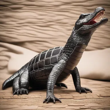 In ancient Egypt, alligator leather was used to craft extravagant accessories for pharaohs, symbolizing their wealth and power.