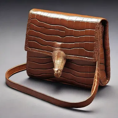 In ancient Egypt, alligator leather was used to craft extravagant accessories for pharaohs, symbolizing their wealth and power.