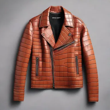 The leather jacket started to alligator and take on a textured appearance.