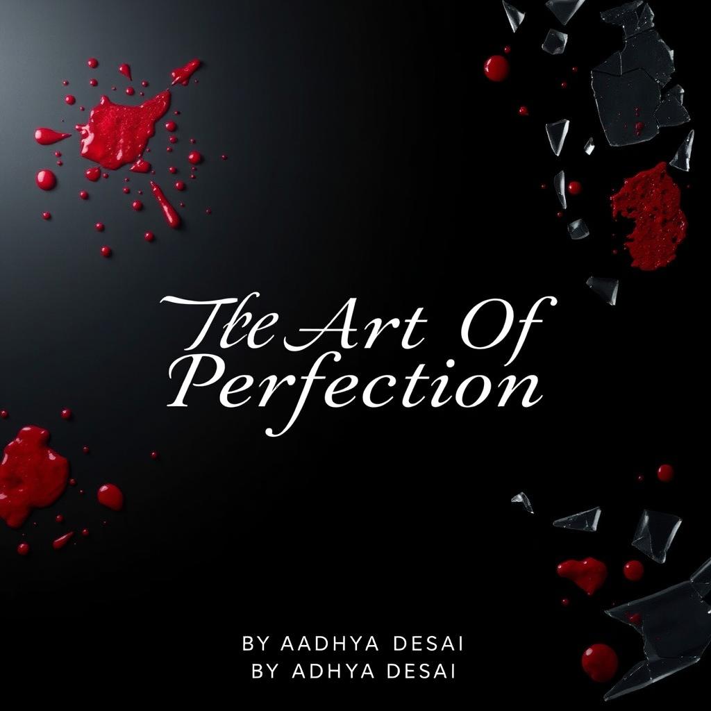 A black background featuring the phrase 'The Art Of Perfection' elegantly written in the Modern Love font in white