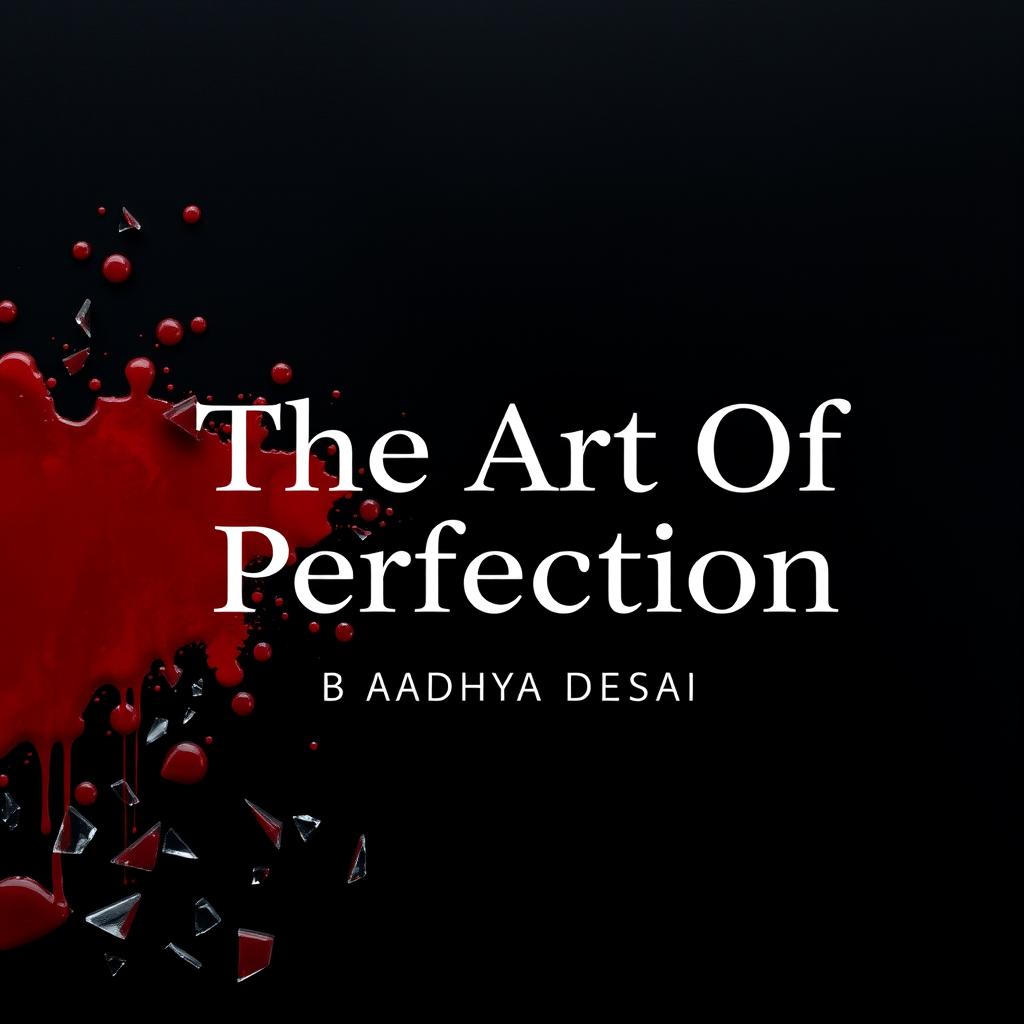 A black background featuring the phrase 'The Art Of Perfection' elegantly written in the Modern Love font in white
