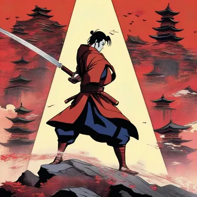The animated series showcased stunning scenes of samurai sword-wielding superheroes, alliterating their names with powerful precision.