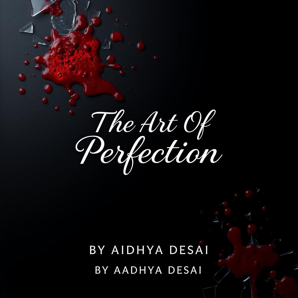 A black background featuring the phrase 'The Art Of Perfection' elegantly written in a flowing cursive font in white