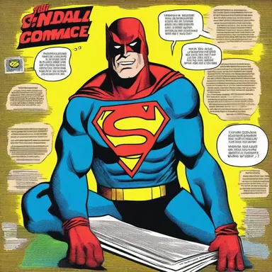 The colorful comic book hero captivated readers with his clever crimefighting, alliterating catchy catchphrases that became iconic.