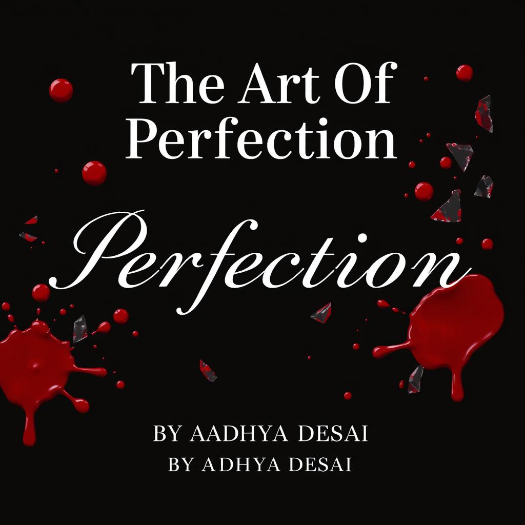 A black background featuring the phrase 'The Art Of Perfection' elegantly written in the Modern Love font in white