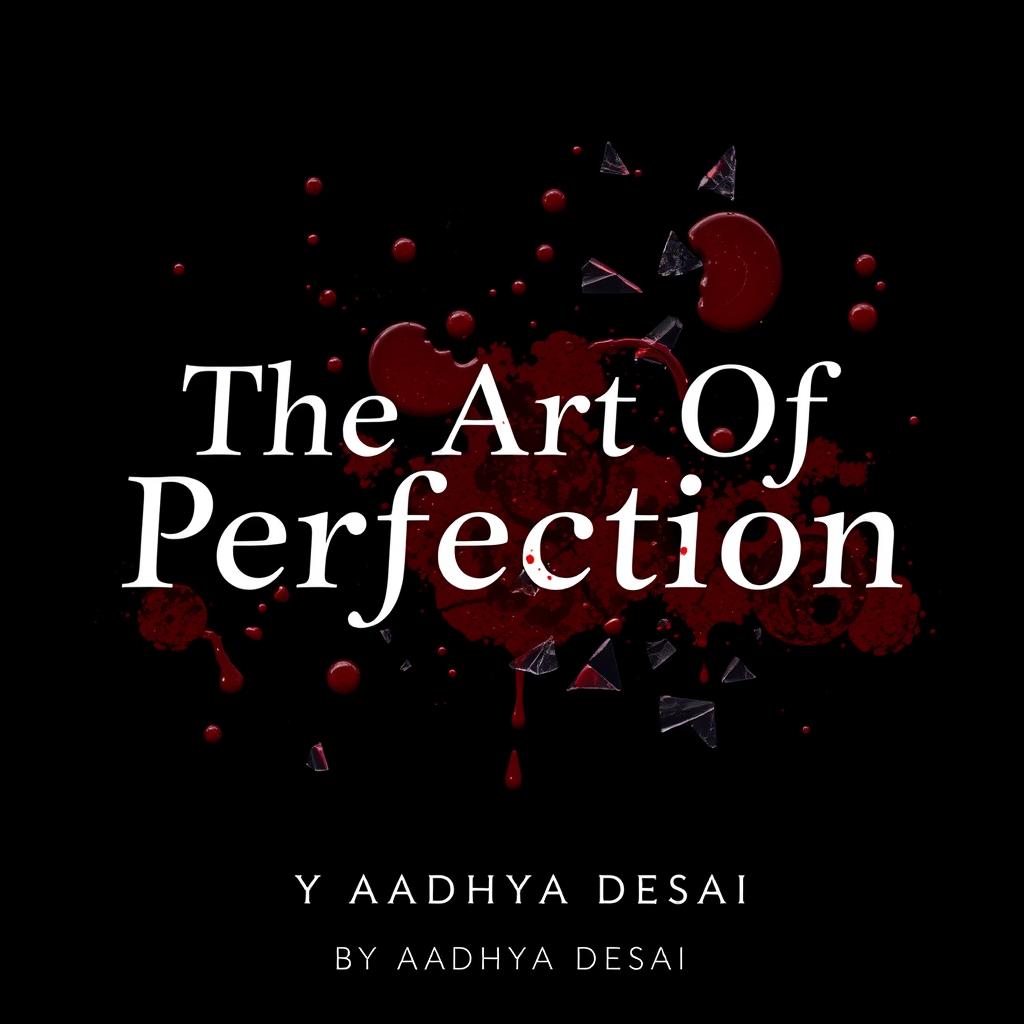 A black background featuring the phrase 'The Art Of Perfection' elegantly written in the Modern Love font in white