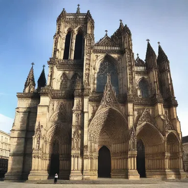 The impressive Gothic cathedral showcased intricate stone carvings and tall towering spires. The repeated 't' sound in 'tall towering' exemplifies alliteration.