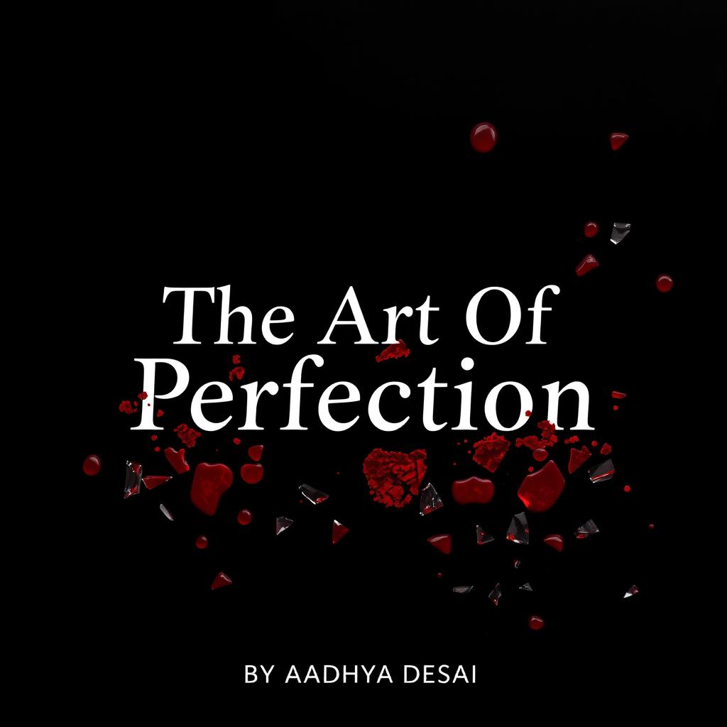 A black background featuring the phrase 'The Art Of Perfection' elegantly written in the Modern Love font in white