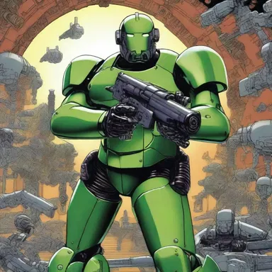 In the futuristic world of the novel, the android army advanced, their gears grinding and guns gleaming. The repeated 'g' sounds in 'gears grinding' and 'guns gleaming' convey alliteration.