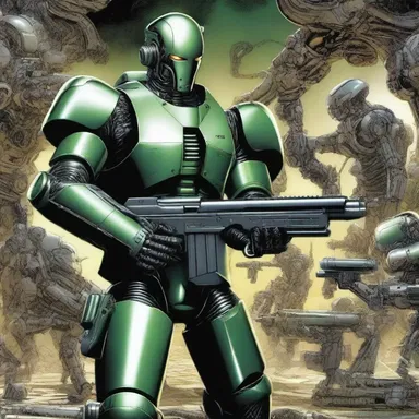 In the futuristic world of the novel, the android army advanced, their gears grinding and guns gleaming. The repeated 'g' sounds in 'gears grinding' and 'guns gleaming' convey alliteration.