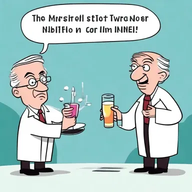 Why don't scientists trust atoms? Because they make up everything! The repeated 'm' sound in 'make up everything' is an example of alliteration in this humorous sentence.