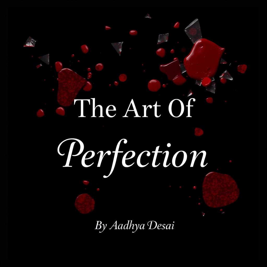 A black background featuring the phrase 'The Art Of Perfection' elegantly written in the Modern Love font in white