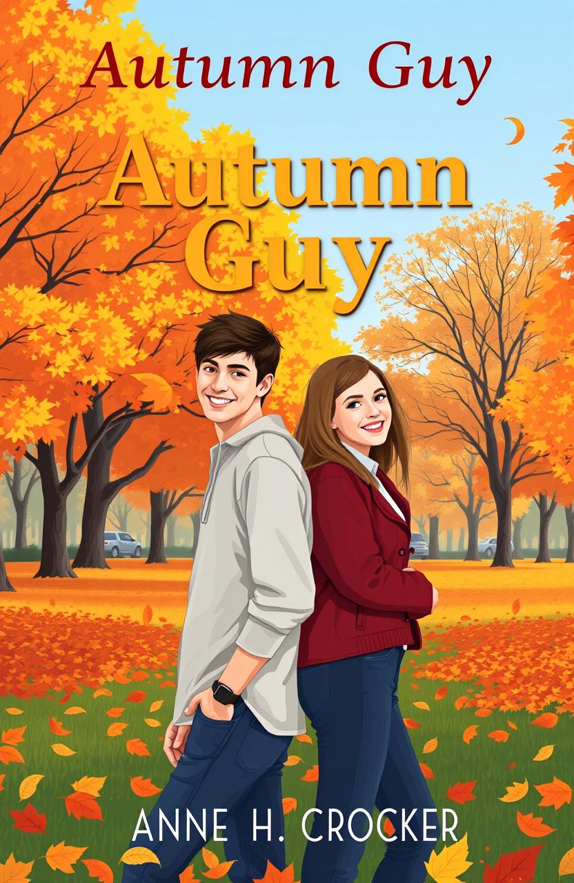 A book cover for "Autumn Guy" by Anne H