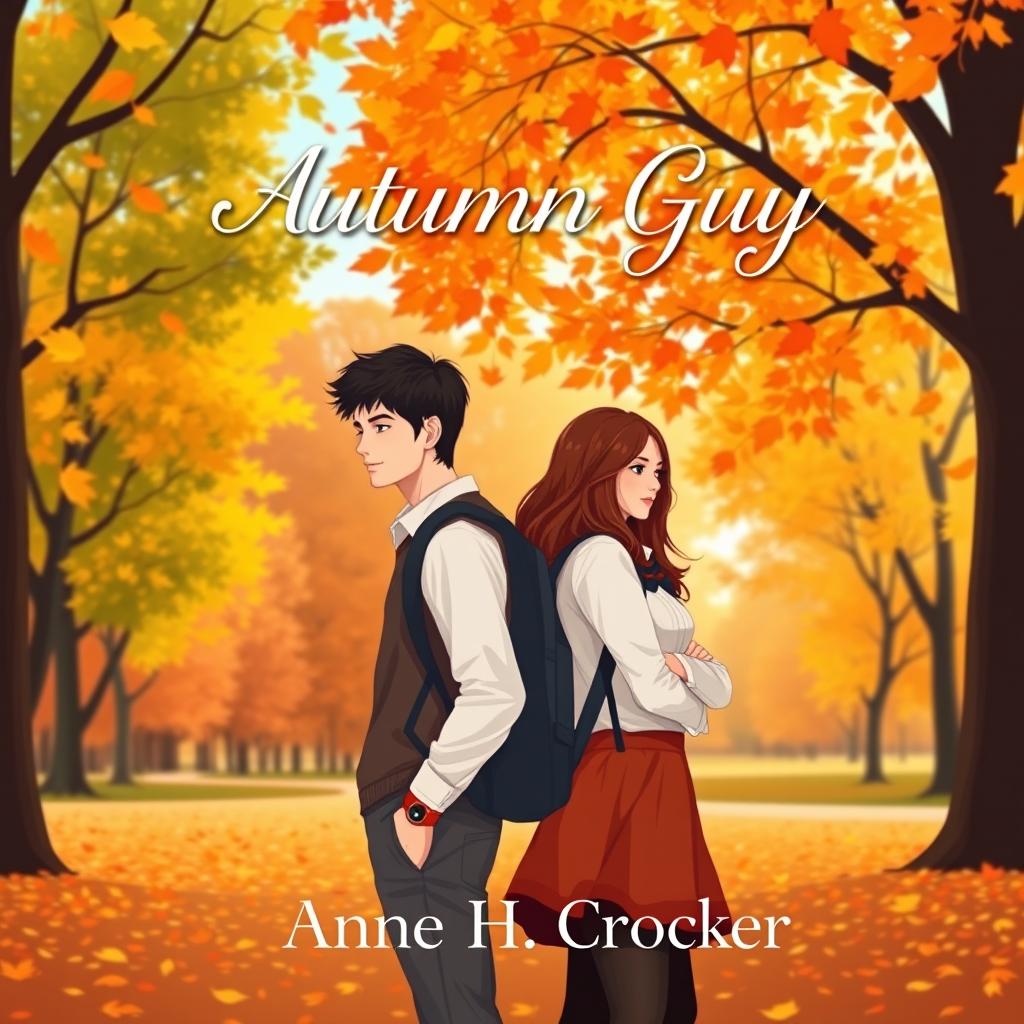 A book cover for 'Autumn Guy' by Anne H