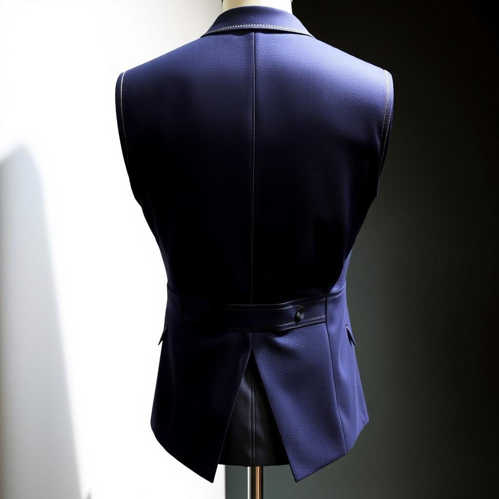 A stylish and modern vest, featuring a sleek design with a fitted silhouette