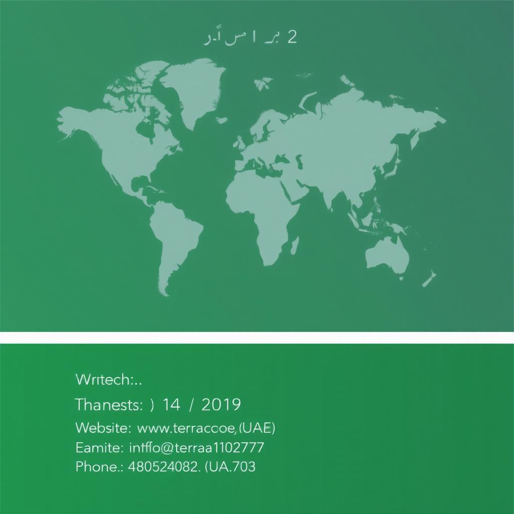 A visually appealing back cover design for a booklet labeled '(Back Cover) الغلاف الخلفي